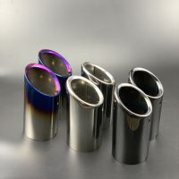 For BMW E90 E92 325i 328i Volkswagen VW Golf 7 6 Mk7 Polo Bora Jetta Mk6 Scirocco 1.4T Car Exhaust Tip Muffler Cover 2pcs