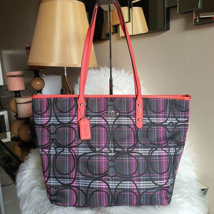 Coach tote zip on sale 13