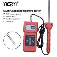 yieryi High Frequency MS350A Moisture Meter for Soil ,Silver Sand, Chemical Combination Powder, Coal Powder Chemical Powder