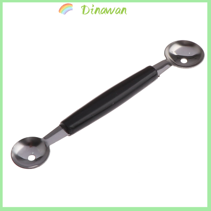 Dinawan Kitchen Stainless Steal Double Ended Melon Ball Scoop Fruit Ice