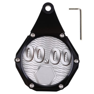 【JH】 Motorcycle Decoration Round Tax Disc Plate Holder for Scooters Bikes Mopeds