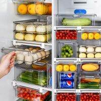 Refrigerator Food Storage Container Fridge Drawer Shelf Fresh Box Clear Pantry Organizer for Kitchen Freezer