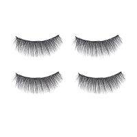 Pansly 2 Pair False Eyelash Extension 3D Water Lash Eyelashes Natural Long Thick Soft Curling Eyelashes