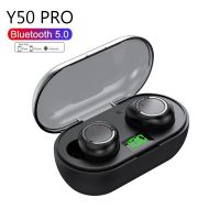 Y50 Pro หูฟังบลูทูธ TWS หูฟังไร้สายไมโครโฟน Headset Gaming Bluetooth หูฟังกีฬาหูฟังเอียบัดไร้สาย200 Mah