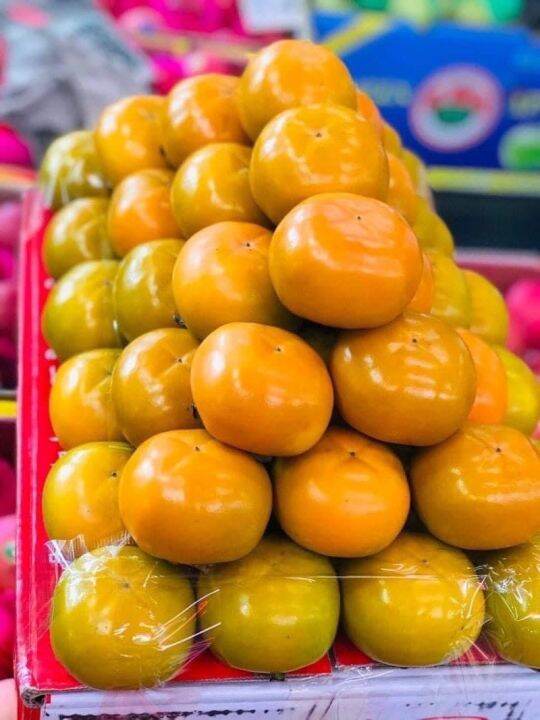 พลับเกาหลี1kg-ลูกใหญ่xxl-korean-persimmon