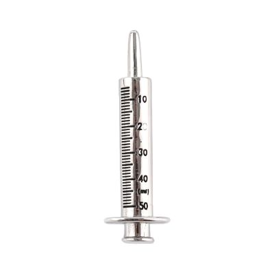 【JH】 Classic 50ml Syringe Pin Exquisite Chemistry Laboratory Lapel Brooch Badge Wholesale