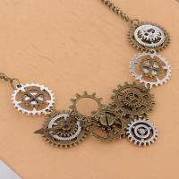 Fenteer Steampunk สร้อยคอสร้อยคอจี้โลหะผสมทรงเสนืห์สำหรับปาร์ตี้วันวาเลนไทน์งานสำเร็จการศึกษา