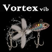 Metal Vib Fishing Lure Vortex Spinning 7g 10g 14g Rotating Sequins Freshwater Hard Bait Vibration Spinner  Spoon for Pike Perch Accessories