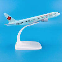 ABaza ขายร้อนสังกะสี Ally วัสดุ1:400 16ซม. เครื่องบินรุ่น Aircrafts โบอิ้ง B777-200 Air Canada Plane ModelM