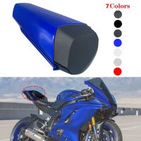 ♞Yamaha YZF-R6 YZF ฝาครอบแฟริ่งสำหรับ2017 2018 2019 2020 600 R6ด้านหลัง,ฝาครอบที่นั่งนักบินสีน้ำเงินสีดำ C