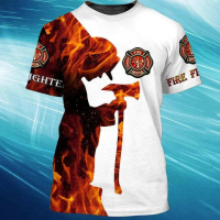 Firefighter Apparel 3D Full Print Firefighter Hoodie T-shirt, Firefighter 3D Appa {in store}