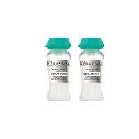 Kerastase Fusio dose  ceramides   resistance -damage over process hair 2x12ml สีเขียว   สำหรับผมอ่อนแอแห้งเสีย