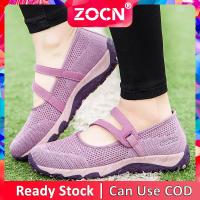 ZOCN รองเท้า Sepatu Kets Korea แฟชั่นสำหรับผู้หญิงระบายอากาศได้ดีรองเท้าน้ำหนักเบากีฬากลางแจ้งรองเท้าสำหรับผู้หญิงส้นแบนกันลื่นรองเท้าลำลองประจำวันรองเท้ายาง