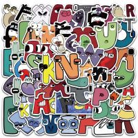 【CW】▧♨  10/50pcs Cartoon Anime Alphabet Lore Stickers Laptop Luggage Skateboard Graffiti Helmet Car Decals