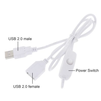 USB Extension Cable with Switch USB Male to Female Extension Cable for USB Headset LED Strip More Small Appliances Free Shipping
