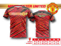 เสื้อบอลพิมพ์ลาย  สโมสร แมนยู ลายใหม่ MANU FC