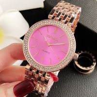 Montre Femme 2023 CONTENA Rose Gold Watch Women Watches Luxury Brand Womens Watches Ladies Stainless Steel Quartz-watch Clock