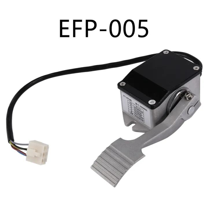 24V Foot Pedal Accelerator For Electric Scooters & Go-Karts - Iron Throttle Speed Control, Black