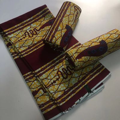 Most popular Veritable African Wax Real Fabric 100% cotton Ghana Nigeria Style 6 yards High Quality Ankara Prints wax Material