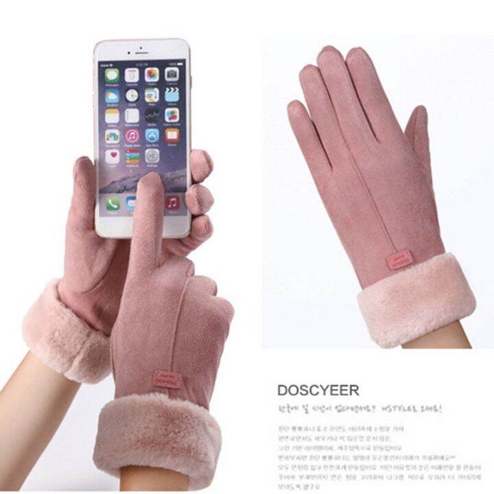 women-warm-hand-gloves-fashion-lady-autumn-winter-plush-windproof-finger-touchscreen-gloves-fleece-lined-thermal-outdoor-gloves-safety-gloves