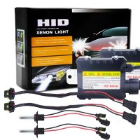 iFixedShop 55W 9005/H10/HB3 6000K HID Xenon Conversion Kit พร้อม High Intensity Discharge Alloy Slim Ballast,สีขาว