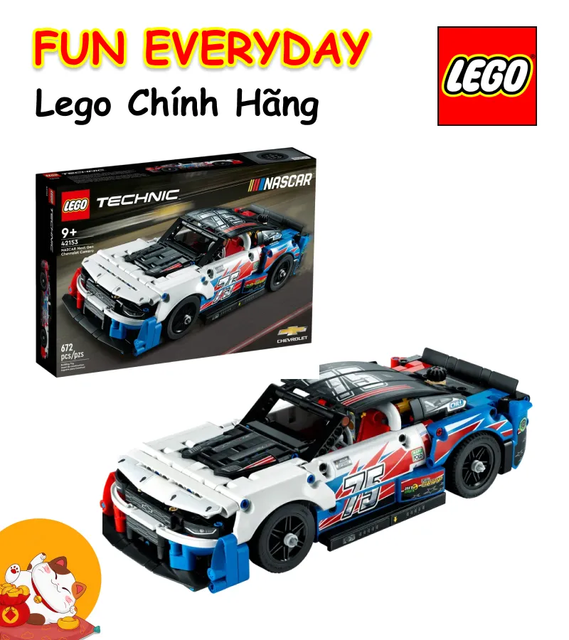 Lego 42153 - Siêu xe Technic NASCAR® Next Gen Chevrolet Camaro ZL1 [Chính  hãng] 