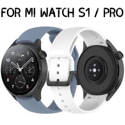 【LZ】 For Xiaomi MI Watch S1 Pro / S1 Active Silicone Strap 22mm Band Mi Watch Color 2 Sport Version Correa for Amazfit GTR 3 Pro / 2e