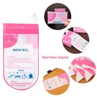 4Pcs Pink Emergency Car Urine Bag Unisex Mobile Using Mini Toilet Portable Self Sealing 700ml Vomit Bags Outdoor Accessories Food Storage  Dispensers