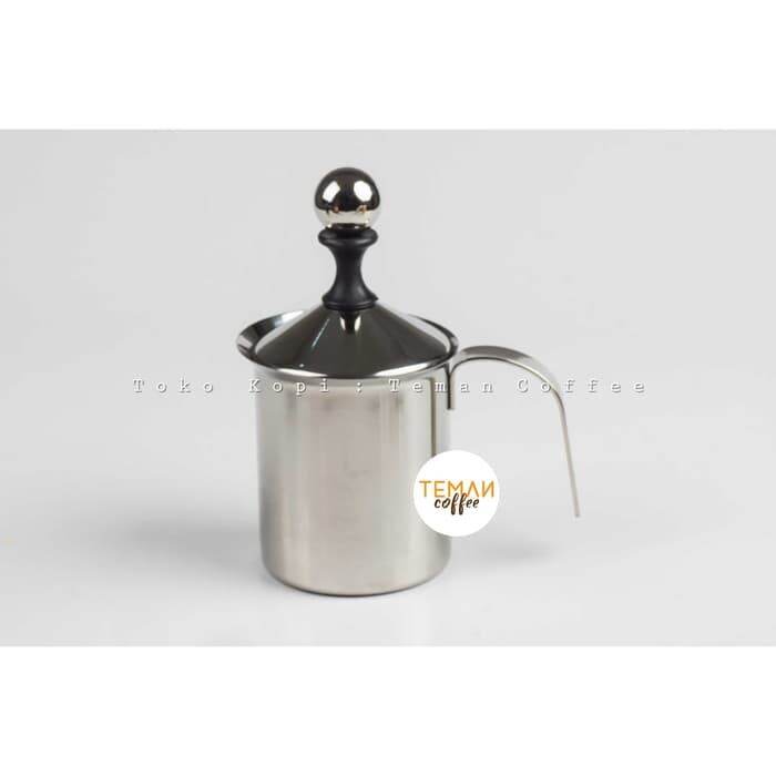 Milk Frother K400cc Stainless Steel Lazada Indonesia