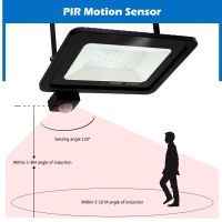 PIR Motion Sensor LED Floodlight 220V Waterproof Spotlight 10W 30W 50W 100W Flood Lights Outdoor Lighting for Garden Street Wall