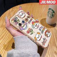 เคส JIUMOO สำหรับ Xiaomi Redmi 12C Redmi A1 Redmi S2ลายการ์ตูนน่ารักลูกสุนัขดีไซน์ใหม่หรูหราแบบบางเคสซิลิโคนกันกระแทกโทรศัพท์กรอบคลุมทั้งหมดป้องกันเลนส์กล้องเคสนิ่ม