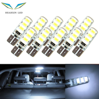 10ชิ้น LED W5W T10 194 168 W5W ซัง6SMD Led ที่จอดรถหลอดไฟอัตโนมัติลิ่มโปรโมชั่นโคมไฟ C An BUS ซิลิกาสดใสสีขาวใบอนุญาตหลอดไฟ