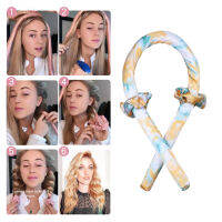 LazaraStores ผู้หญิงจัดแต่งทรงผม Heatless Curling Rod Headband คลื่นลอน Curler