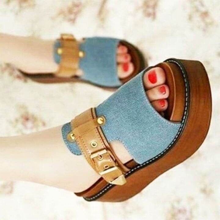 Lazada sandal wanita on sale wedges