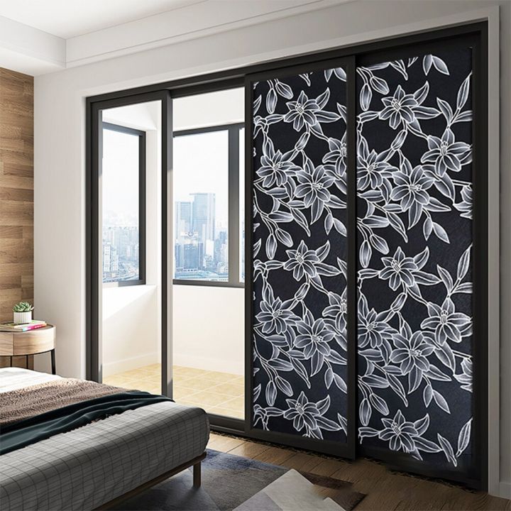 sunscreen-glass-sticker-window-black-frosted-self-adhesive-bathroom-anti-peeping-sunshade-heat-insulation-sticker-balcony-decor