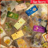 GGE เครื่องเขียนวางแผน30ชิ้นลายดอกไม้สำหรับสัตว์เลี้ยงลายดอกไม้สติ๊กเกอร์น่ารักสมุดภาพสติกเกอร์มือถือสติกเกอร์ตกแต่ง