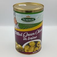 Fiordelisi Italian Pitted Green Olives in Brine, 4000g