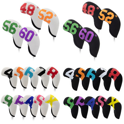 【2023】410Pcs Golf Irons Cover Wedges Club Protector Headcover Golf Headcover Golf Accessory New High-end Diving Material