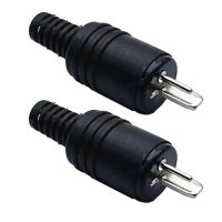 hot✹☫♂  2PCS Male  Tools Audio Accessories Plug Screw Terminals 2 Pin