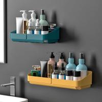 Simple Bathroom Shelf No Drilling Anti-deformed Shampoo Spice Shower Shelf Shower Shelf Bathroom Storage Rack