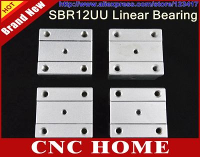 4pcs/lot SBR12UU Linear Ball Bearing Block CNC Router SBR12