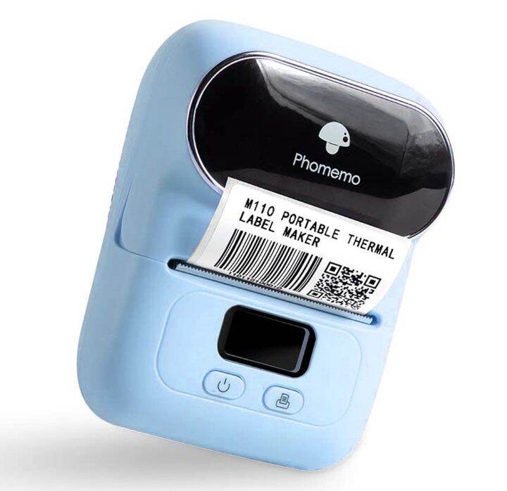 Phomemo M110 Label Maker Mini Label Printer Portable Adhesive Sticker Printer for Home Office