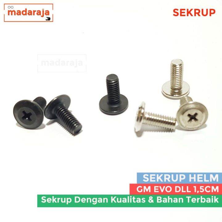 Original GM EVO Helmet Screws 1 Set Of 4 Pieces Lazada PH