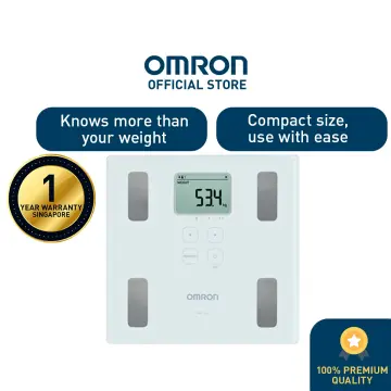 Omron Body Composition Meter White HBF-214-W Weight Scale
