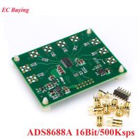 ADS8688A SAR / ADC Data Acquisition Module 16Bit 500Ksps อินพุตเดี่ยว / สองขั้ว 8 ช่อง DC 3.3V RS232 พอร์ตอนุกรม ADS8688