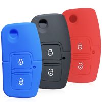 fgjfykjd Silicone Key Case Car Key Cover for JMC BOARDING 2020 VIgUs 5 Vigus 3 Pickup Car Accessories 2 Buttons Remote Shell Key Holder