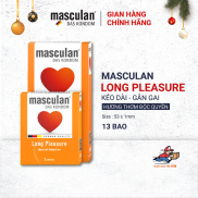 Combo Hộp 10 Cái và Hộp 3 Cái Bao Cao Su Masculan Long Pleasure