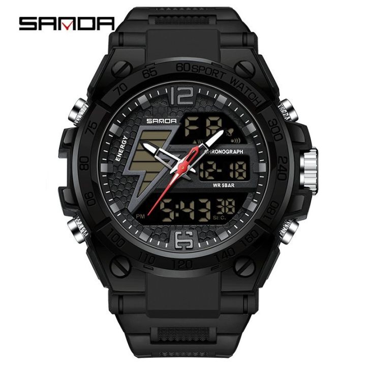 july-hot-male-student-electronic-watch-multi-functional-outdoor-sports-cool-large-dial-waterproof-of-technology