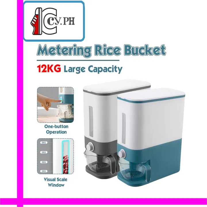 Rice Dispenser Storage with Measuring Cup Lazada PH