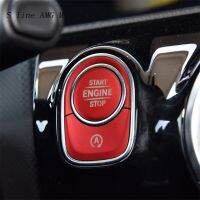 Car Styling For Mercedes Benz A Class W177 GLE W167 GLB Interior Auto Start Stop Engine Push Switch Buttons Cover Stickers Trim